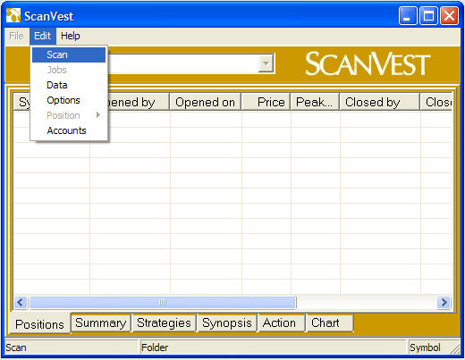 ScanVest ~ creating a scan ScanVest ~ creating a scan