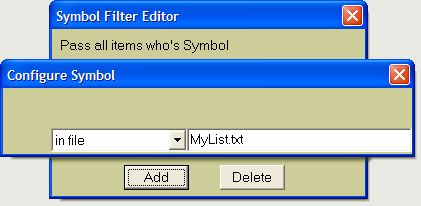 ScanVest ~ Symbol Filtering